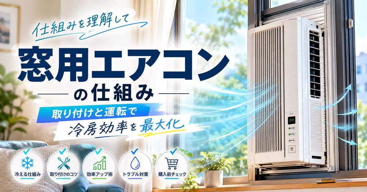コロナ窓用エアコンが冷えない原因と対策｜最短で冷えを取り戻す実行プラン